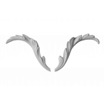  Гіпсова ліпнина декоративний кут у-167