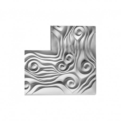 Гіпсова ліпнина, декоративний кут У-137 h200х200мм