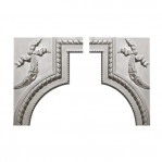 Декоративний кут у-44 h365х230мм