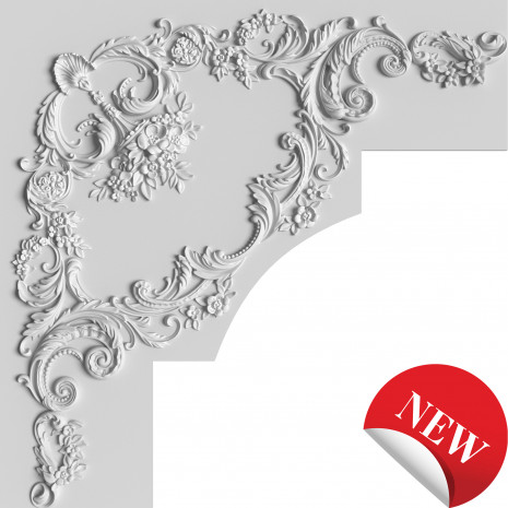 Декоративний кут у-1005  1149х1149х57 мм