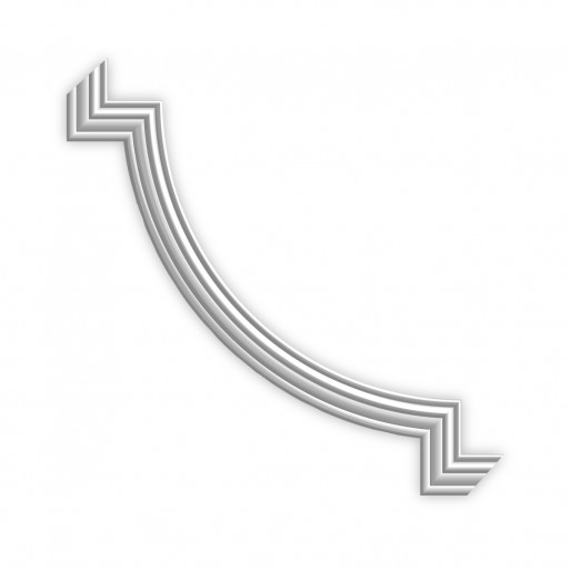 Декоративний кут у-21 h135х135мм