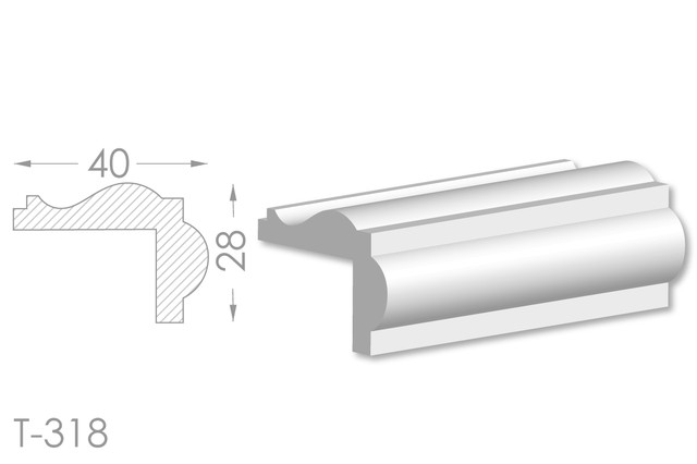 молдинг из гипса т-318 купить украина