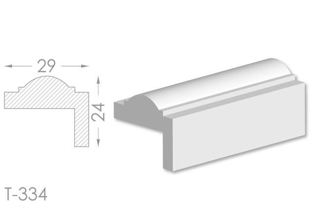 молдинг из гипса т-334 купить в харькове