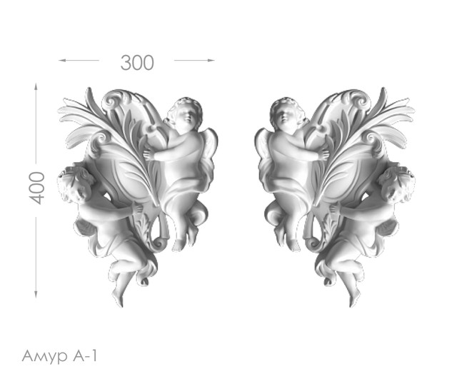 Амур из гипса а-1